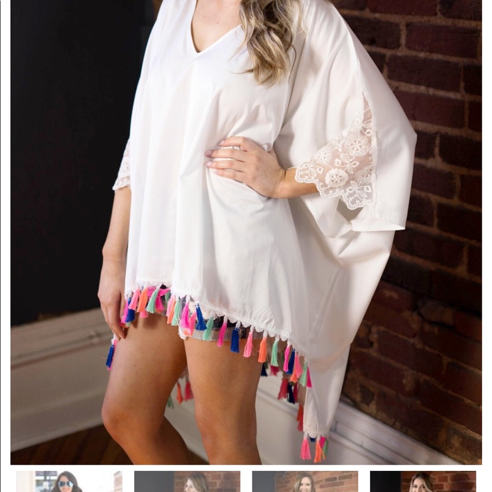 TASSEL PONCHO summer🌞